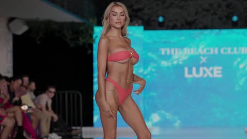 BEST Slow-Motion 4K Moments | The Beach Club x LUXE | Miami Swim Week - The Shows