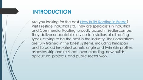 Best New Build Roofing in Brede