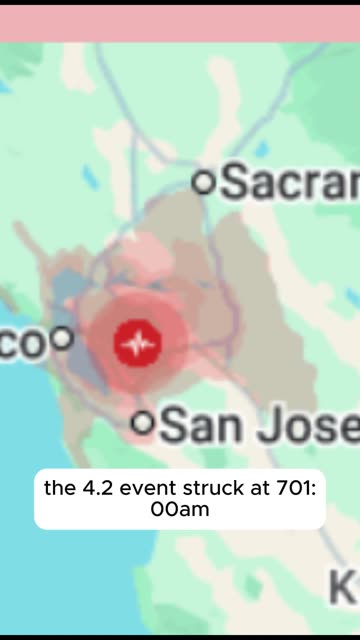 4.2 Earthquake Hits Near San Ramon After 3.9 Quake and Tremor Swarm