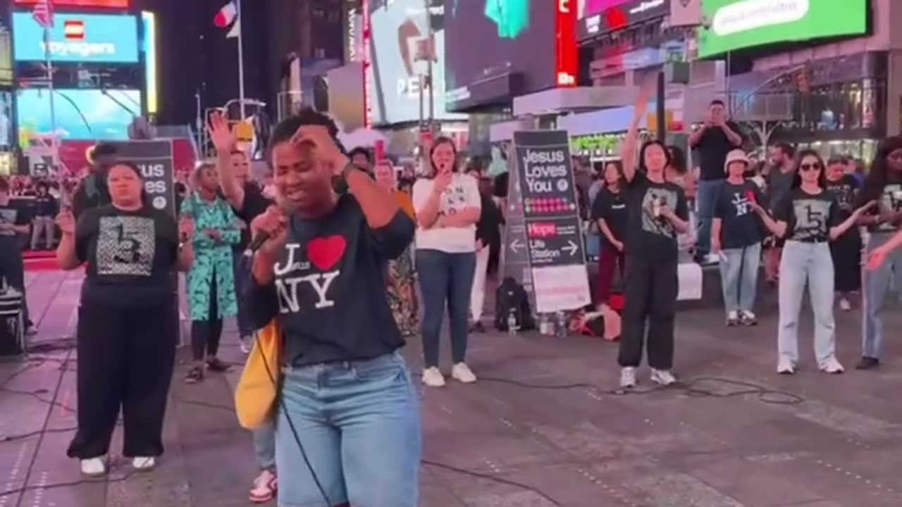 JESUS IS IN TIMES SQUARE