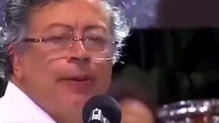 Petro appears drunk and drooling from his mouth