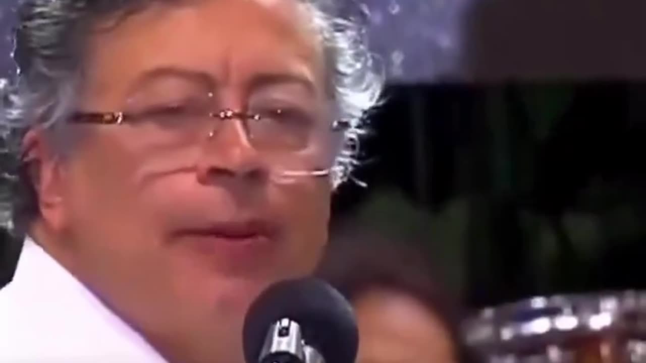 Petro appears drunk and drooling from his mouth