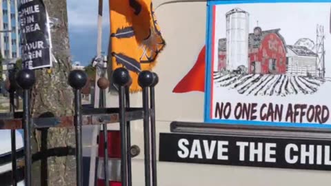 Save the children, peaceful anti- pedo protest in Niagara Falls,On
