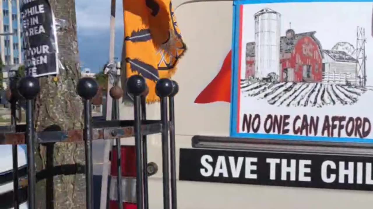 Save the children, peaceful anti- pedo protest in Niagara Falls,On