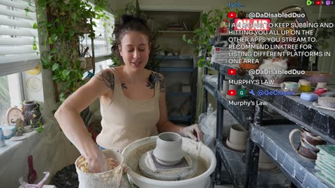 Live 🔴 Episode 165 Swan City Ceramics 🦢 Pottery Livestream