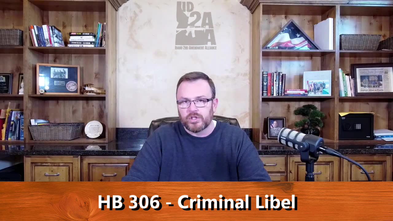 HB 306 - Criminal Libel