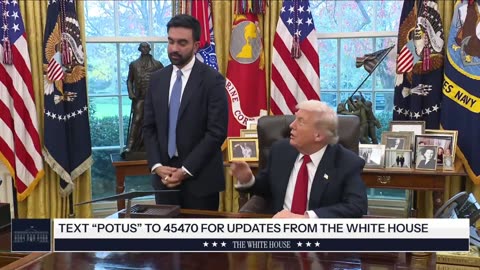 Trump makes hilarious comment with Mandani after Oval Office meeting