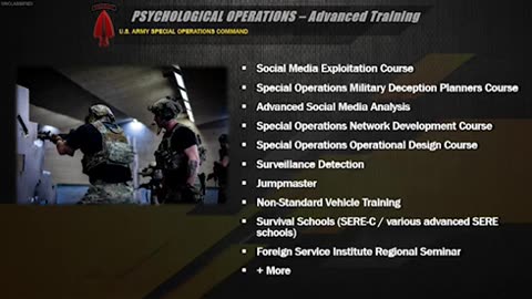 This is what's up at Fort Bragg: U.S. Army Psychological Operations (PSYOP) 2020 Recruiting Ad