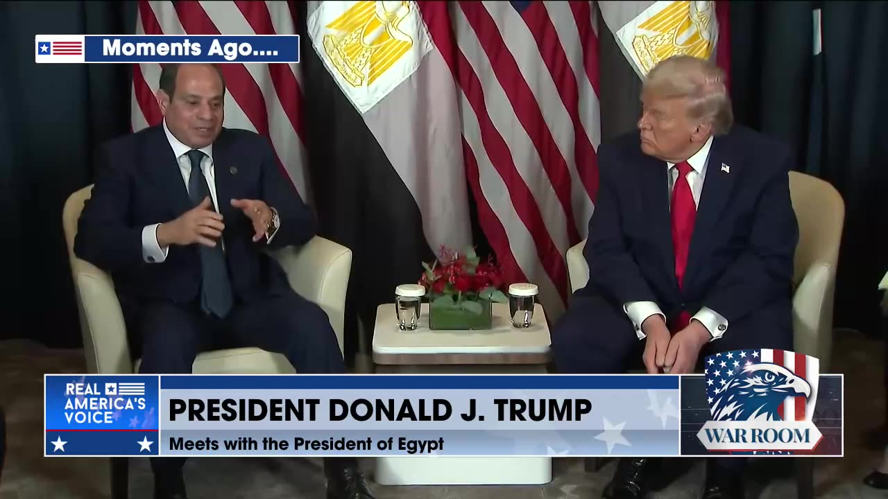 President Trump Meets With The President Of Egypt