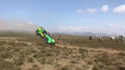 WRC safari rally crash