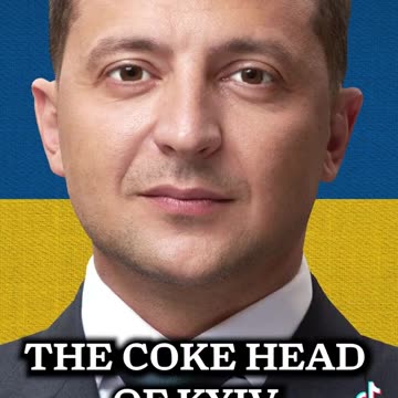 Zelensky shows the typical signs of a coke head