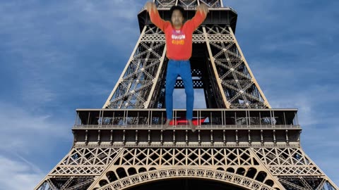Magic Dekho-32-Jumping Stunt-Paris Tower-Tiktok
