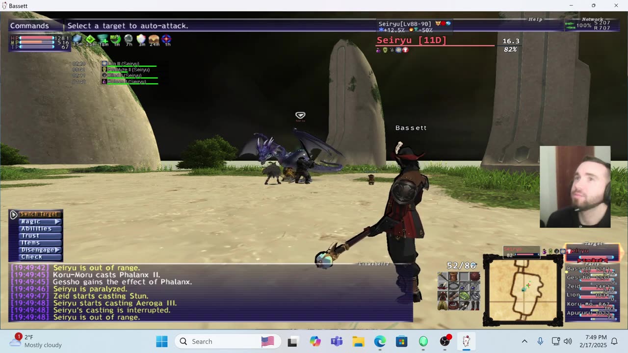 Solo Seiryu! (with trusts 😉) CatseyeXI Gameplay