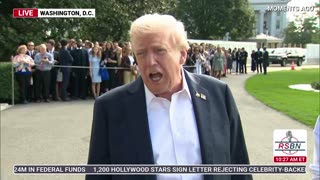 WATCH: President Trump Speaks to the Press before Departing for New York for the Ryder Cup - 9/26/25