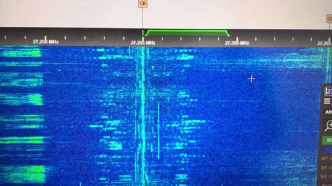 26.930 and 26.925 Severe QRM CB Radio Signals Via G8JNJ SDR March