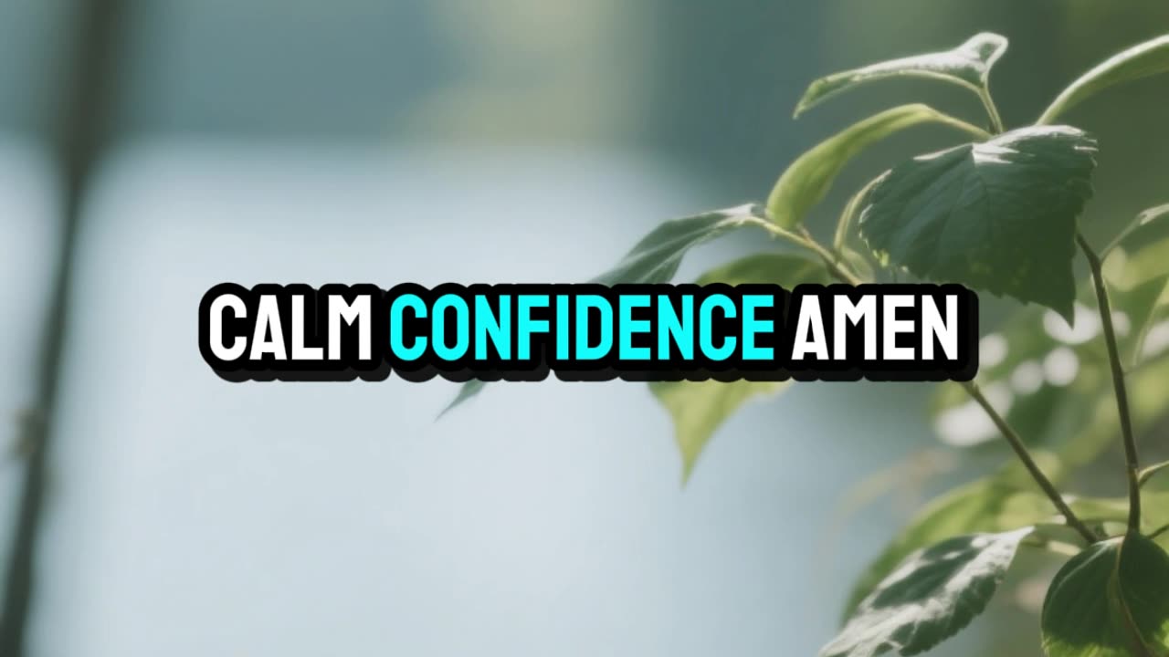 Morning Prayer for Peaceful Trust