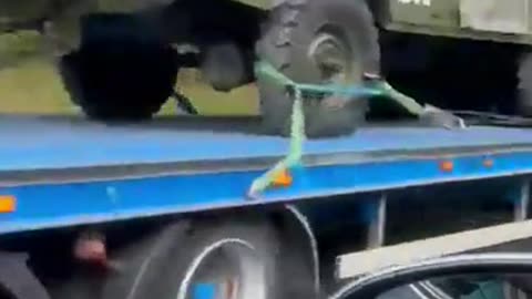 Why are the UN army trucks here in ireland One with a machine gun on the back of it