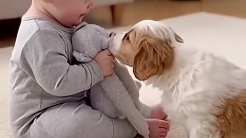 Cute toddler cute 🐈 cat