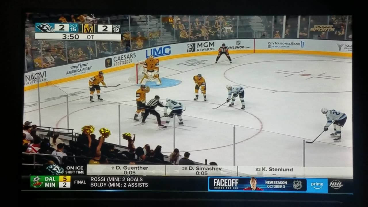 UTA vs VGK - Golden Knights Win in OT 3-2