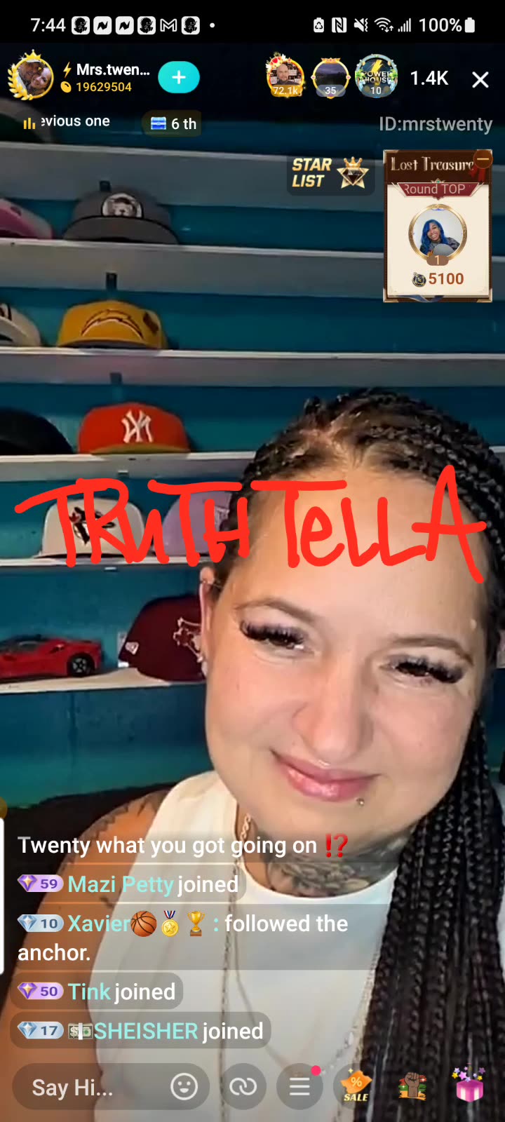 BIG TWENTY & HIS WIFE MS. TWENTY LAUGHING AT GOD ZEUS