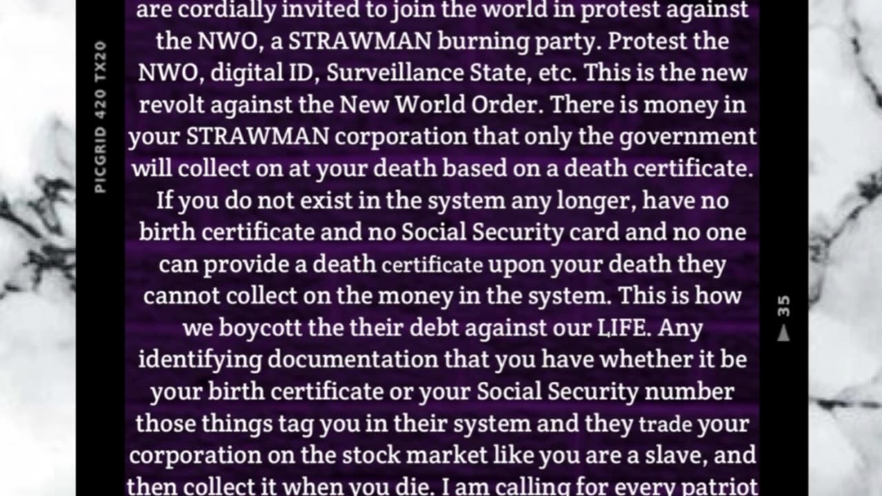 The STRAWMAN Burning Event