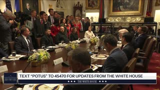President Trump Participates in a Bilateral Lunch with the President of Ukraine