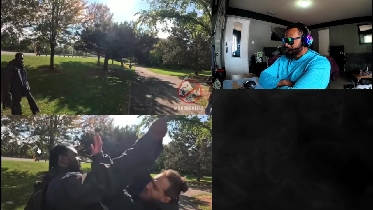 White Self Admitted Gangster Gets Disarmed By N'WORD