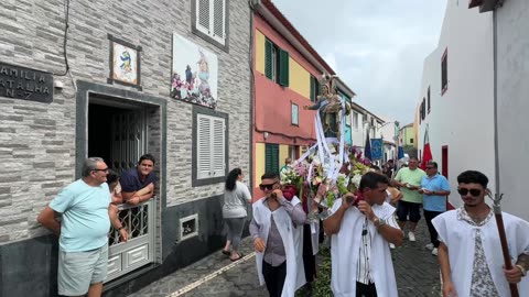 LIVE: Cortejo Recolha das ofertas Rabo de Peixe, São Miguel Açores Portugal - 06.10.2025