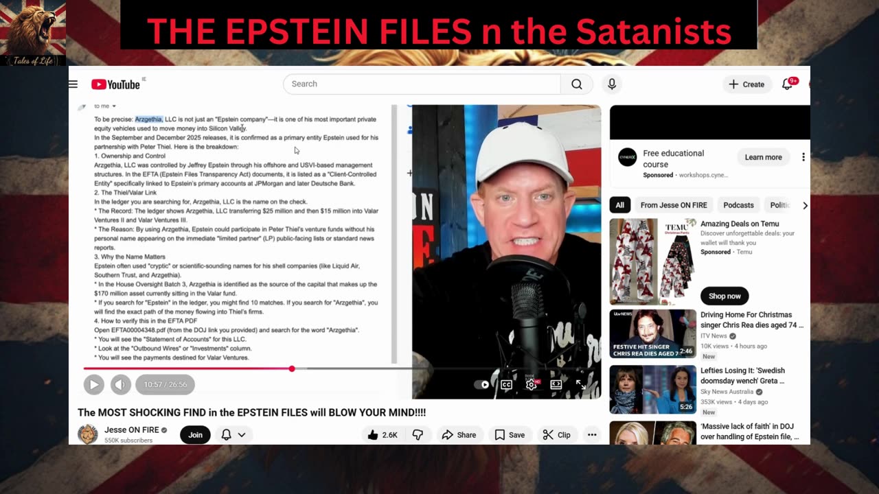 Epstein Files and the Satanists