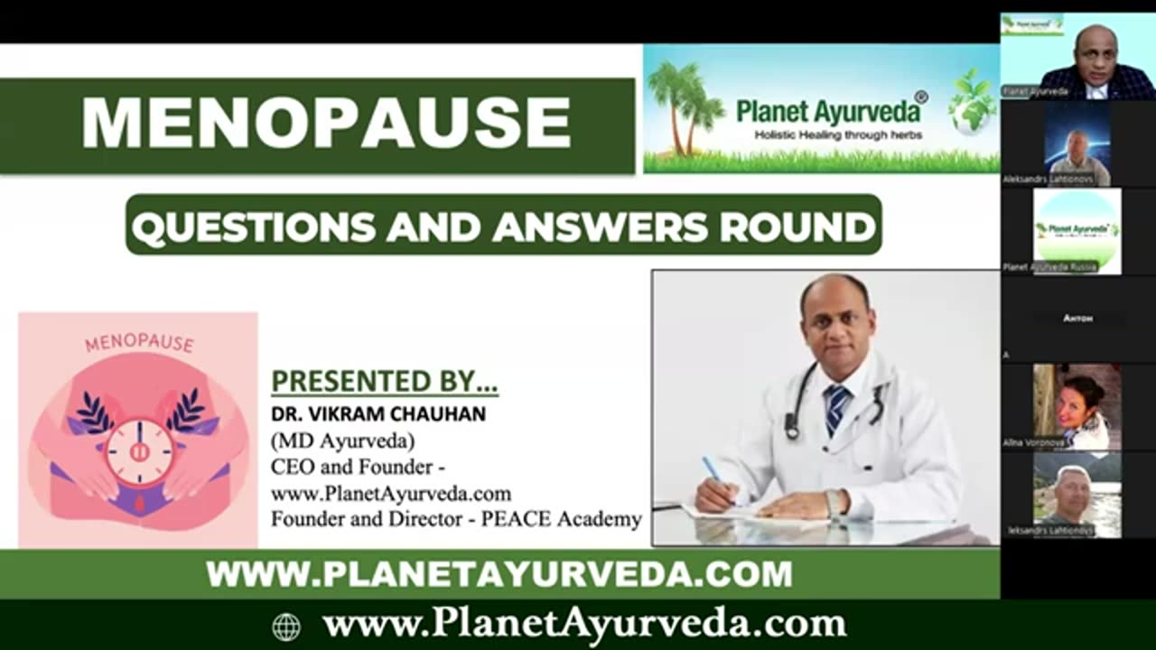 Menopause and Ayurveda - Completely Explained by Dr. Vikram Chauhan