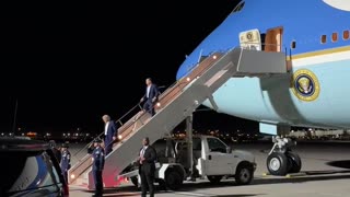 President Donald J. Trump arrives in Las Vegas.