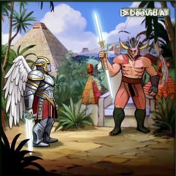 AI Animated Kukulcan LP Cover (Total Eclipse)