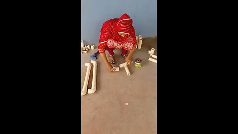 Pump with motors in village