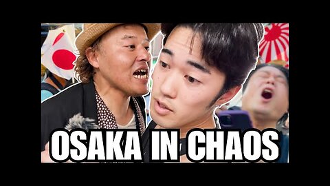 Chaos Erupts Between Japanese Patriots and Antifa at Anti-Immigration Rally
