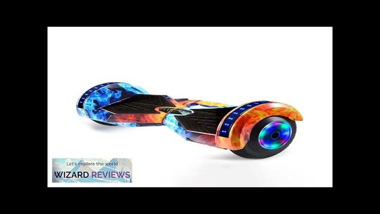 8 Inch LED Light Electric Self Balancing Scooter Go Kart Handle Cheap Review