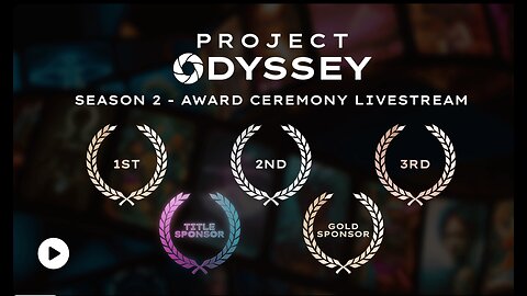 #OnlineFilmFestival Project Odyssey Season 2 Award Winners