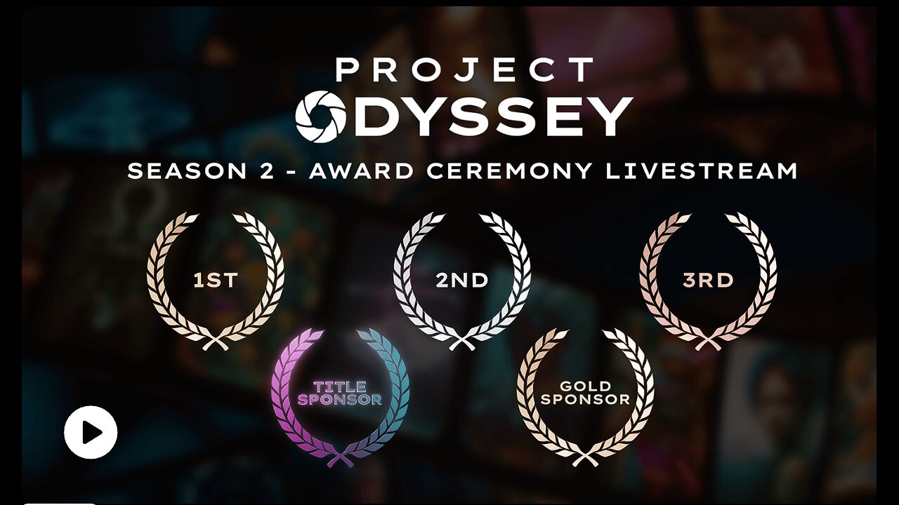 #OnlineFilmFestival Project Odyssey Season 2 Award Winners