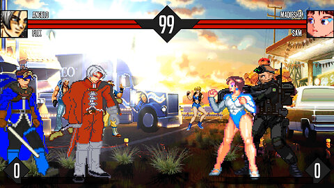 MUGEN - Ryanrate77's Chars - Angelo & Flik vs. Madiesha & Sam - Download