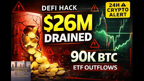 $26M DeFi Hack EXPOSED – 90K Bitcoin Turbulence, XRP ETF Inflows, Zcash Shock