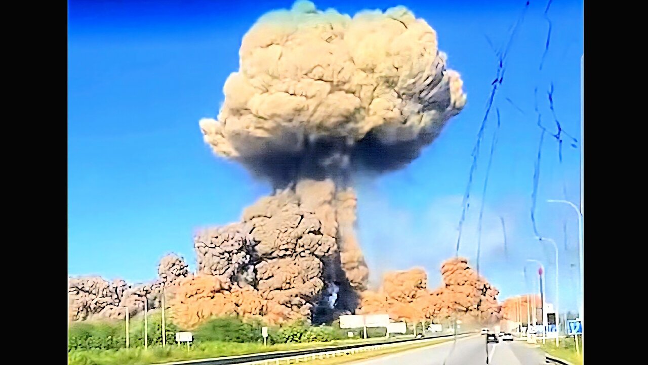 deafening explosion