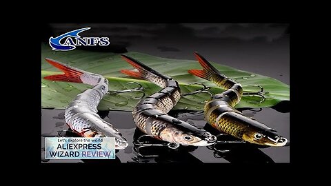 Fishing Lures Multi Jointed Swimbait Crank Bait Slow Sinking Bionic Artificial Bait Review