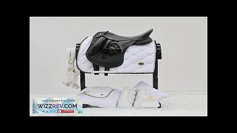 ROYAL EQUESTRIAN DRESSAGE SADDLE PAD WHITE SILVER FULL Review