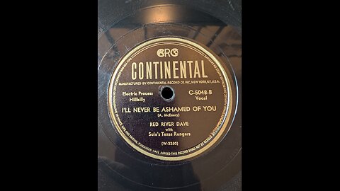 Continental 5048B I'll Never Be Ashamed Of You