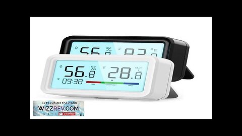 Tuya WiFi ZigBe Temperature Humidity Sensor with Screen Time Display Smart Home Review