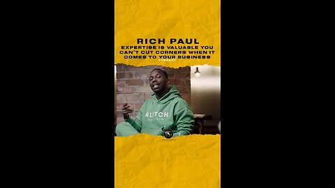 @richpaul Expertise is valuable! You can’t cut corners when it comes to your business