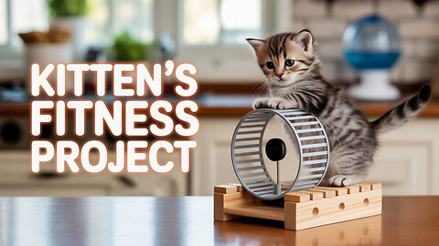 Kitten making gym machine for mama