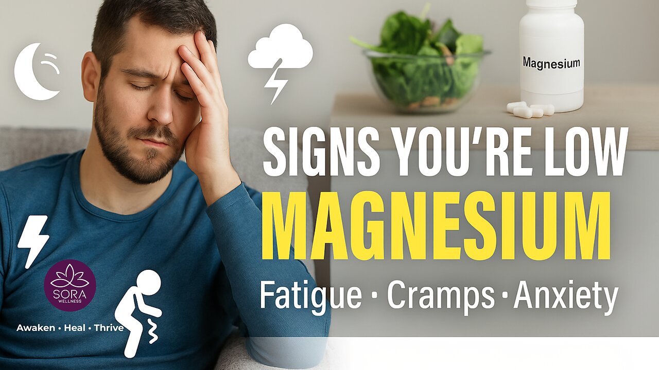 Signs you are low on Magnesium