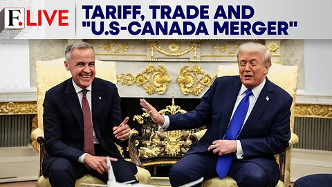 Trump Meets Carney in Oval Office, Jokes About US-Canada Merger | Firstpost Live| N18G