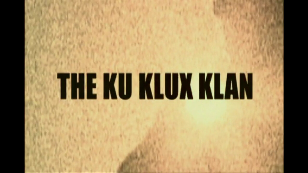 THE KLU KLUX KLAN - International Terrorism: The Global War on Terror