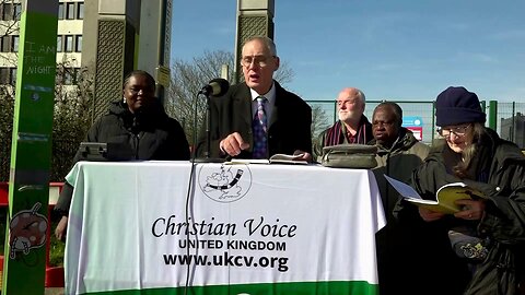 Open air Prayer concerning The GMC misleading the public on Trans Doctors